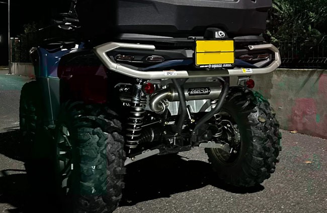 Esapament Zerra HEX Single Side-Exit Exhaust Can-Am Outlander G3